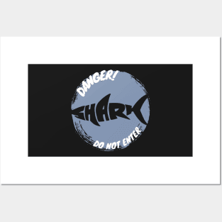 "Danger Shark Posters and Art